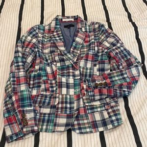 ⛵️Talbots plaid blazer